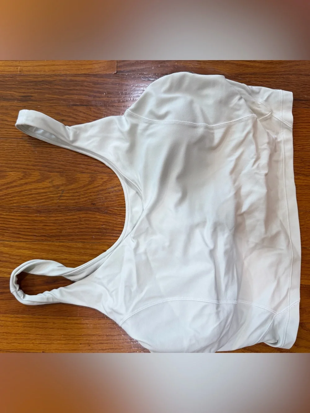 Lululemon Cream High-Neck Cropped Tank Top